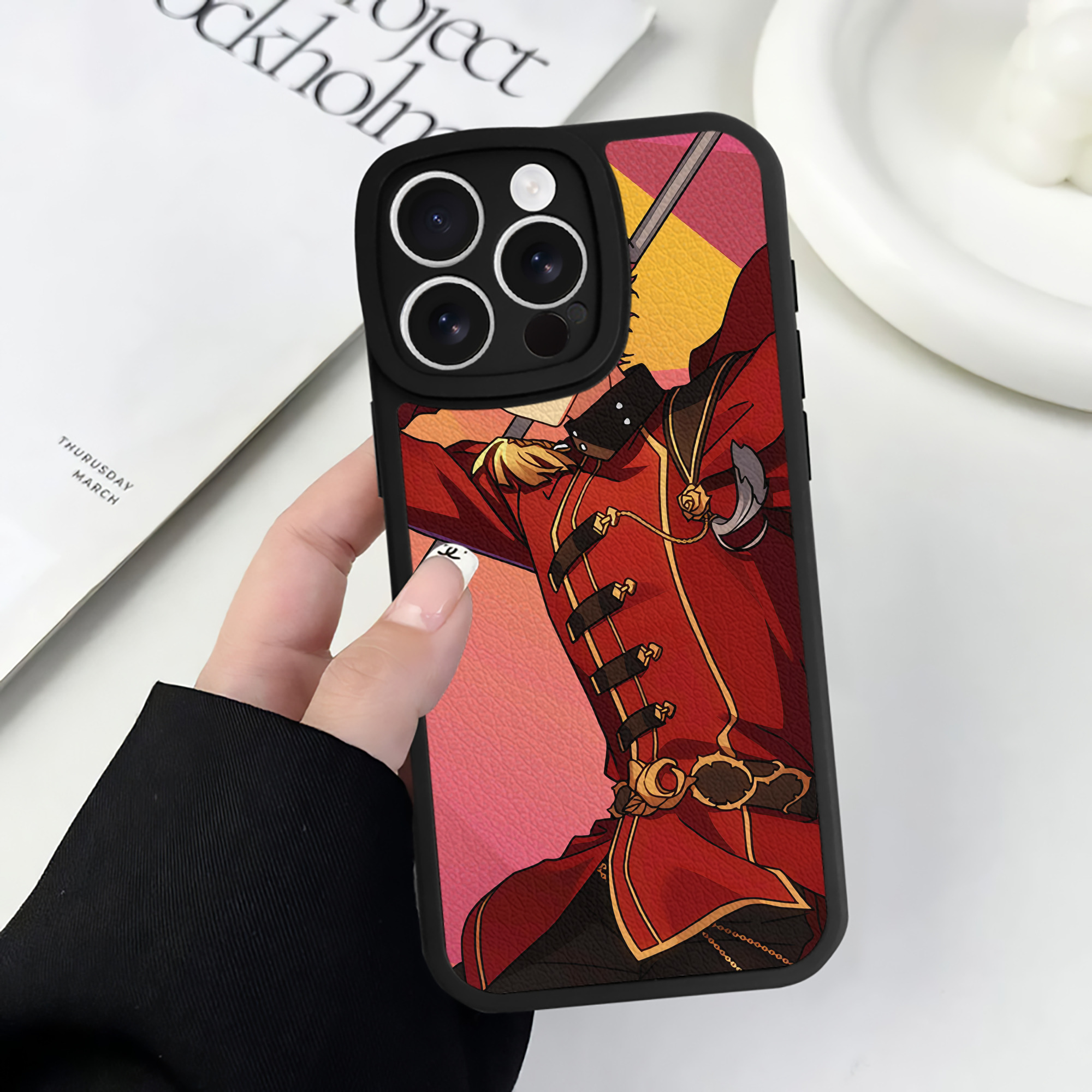（画像用） あんさんぶるスターズ! Ensemble Stars 【iPhone 16シリーズ対応】シリコンスマホケース（レザー調） 材質：シリコン